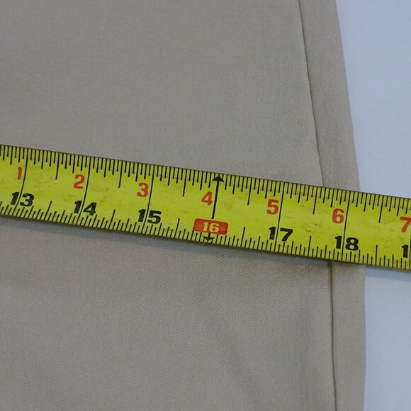 Talbots Women Slimming Heritage Khaki Beige Pants Size 4 Stretch Slim Leg NEW - Picture 11 of 14